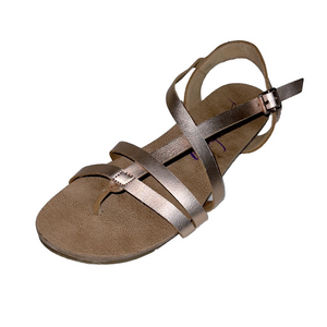 Blowfish Women’s Granola Rose Gold Strappy Ankle Buckle Strap Sandal - Sz 10